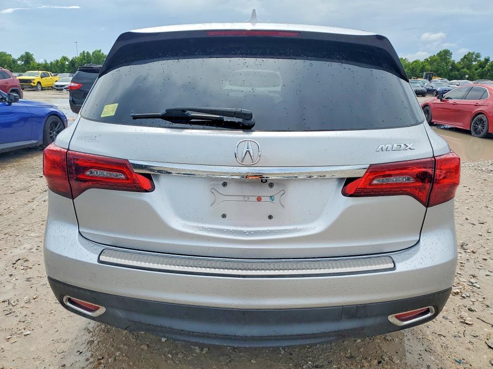 2014 Acura Mdx VIN 5FRYD3H40EB020191 COPART salvage auction — FRONT END, Tx - Salvage Vehicle Title, sold $3,500 on 2026-07-10 (photo 6)