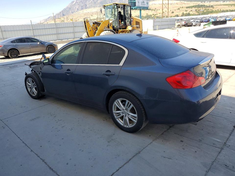 2012 Infiniti VIN JN1CV6AR0CM972812 COPART salvage auction — FRONT END, Ut - Salvage Certificate, sold $475 on 2026-07-27 (photo 2)