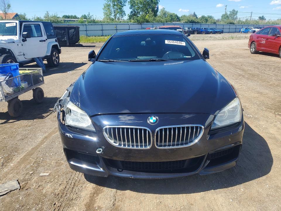 2015 BMW 6er VIN WBA6B4C53FD761560 COPART salvage auction — FRONT END, Oh - Cert Of Title-Salvage, sold $1,150 on 2026-07-23 (photo 5)
