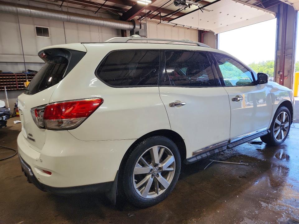 2015 Nissan Pathfinder VIN 5N1AR2MMXFC604399 COPART salvage auction — STRIPPED, CT - CERTIFICATE OF TITLE, sold $450 on 2026-07-09 (photo 3)