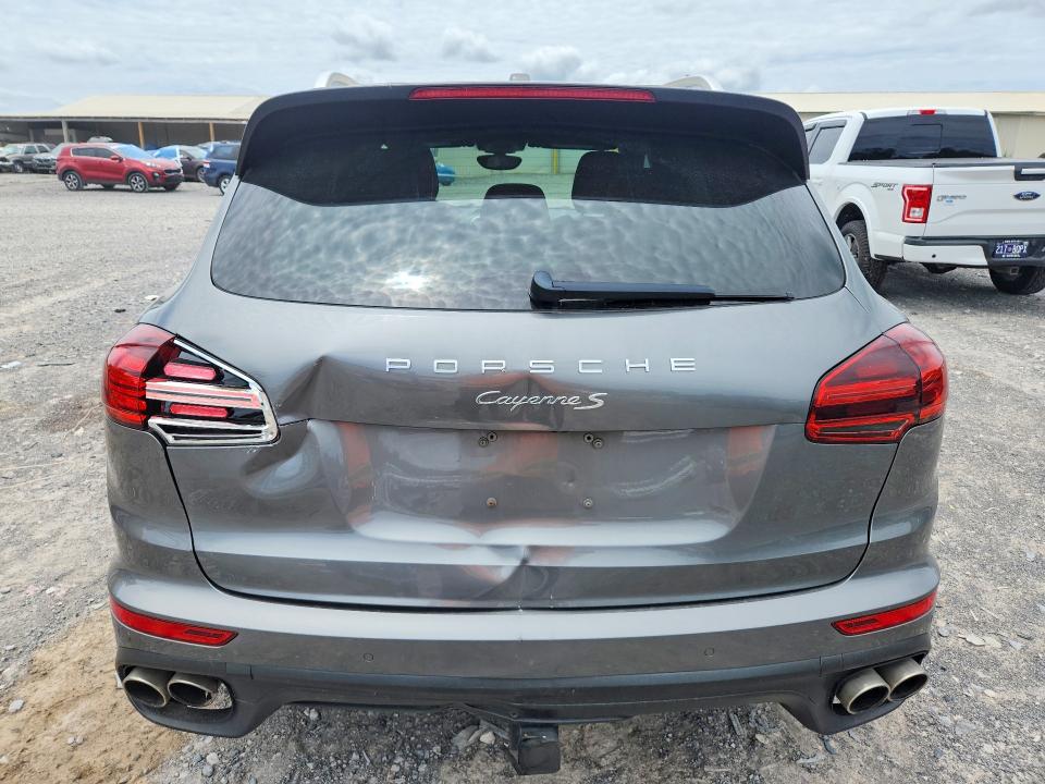 2017 Porsche Cayenne VIN WP1AB2A24HLA53092 COPART salvage auction — REAR END, Tn - Salvage Certificate, sold $7,000 on 2026-07-14 (photo 6)