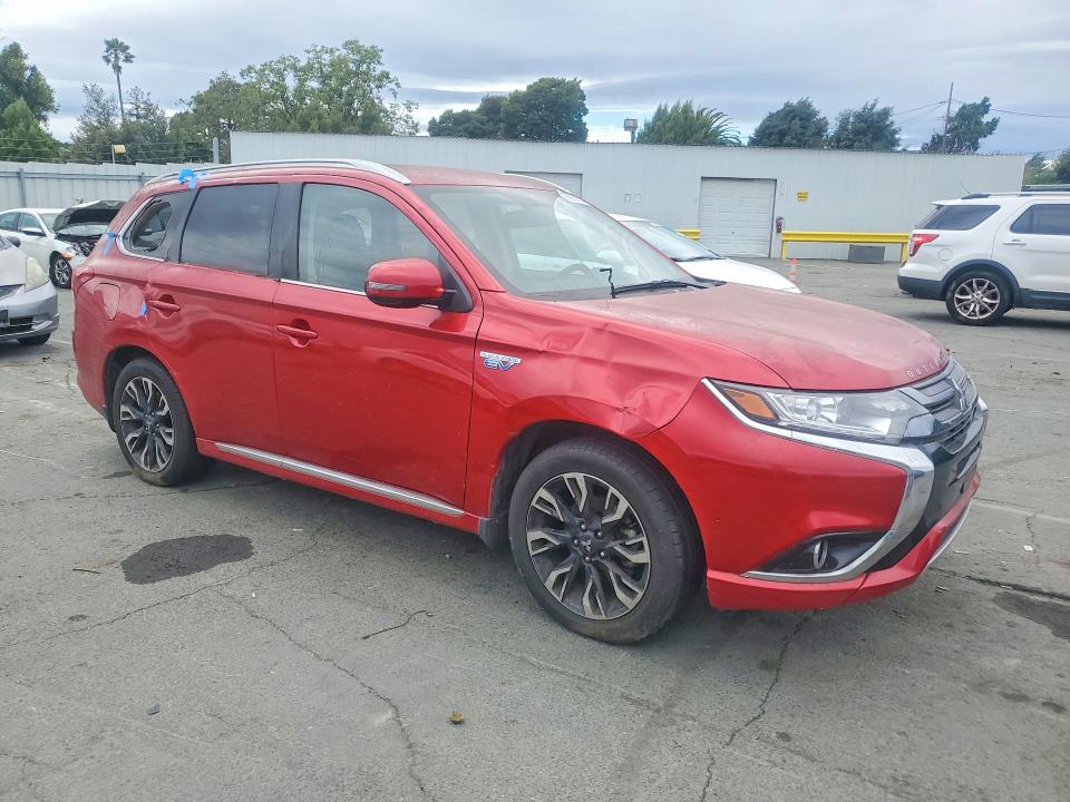 2018 Mitsubishi Outlander VIN JA4J24A54JZ071077 COPART salvage auction — VANDALISM, Ca - Salvage Certificate, sold $100 on 2026-07-24 (photo 4)