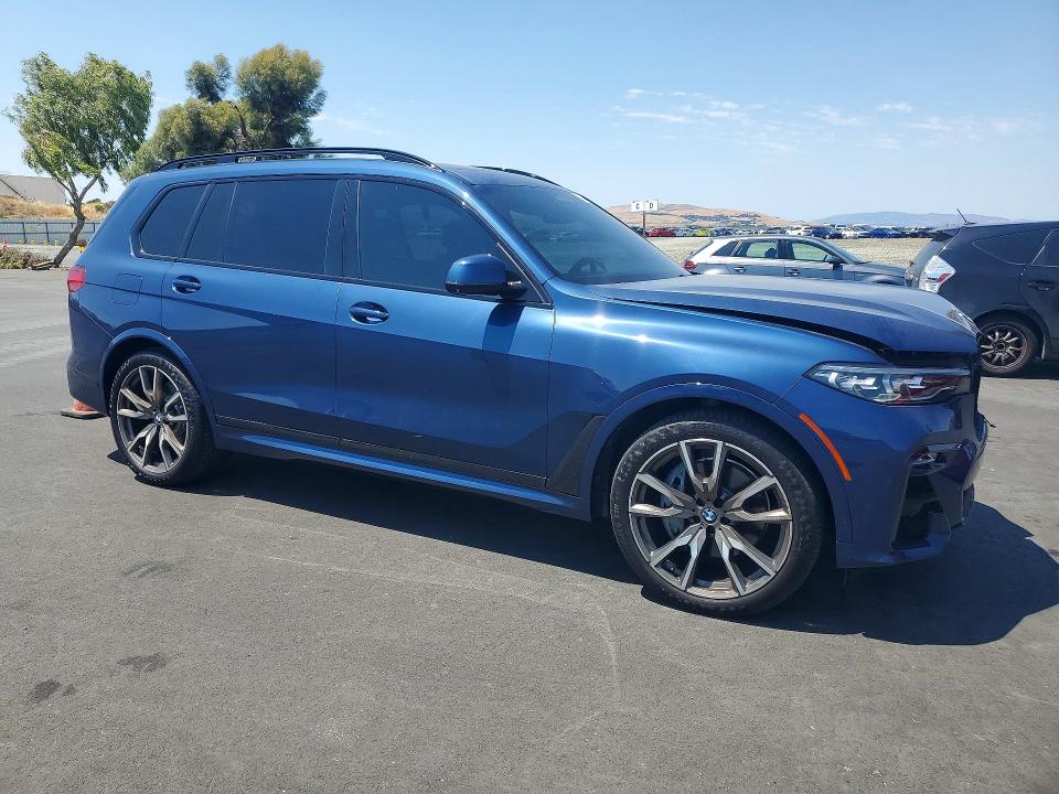 2019 BMW X7 VIN 5UXCX4C56KLS37731 COPART salvage auction — FRONT END, Ca - Salvage Certificate, sold $60 on 2026-07-29 (photo 4)