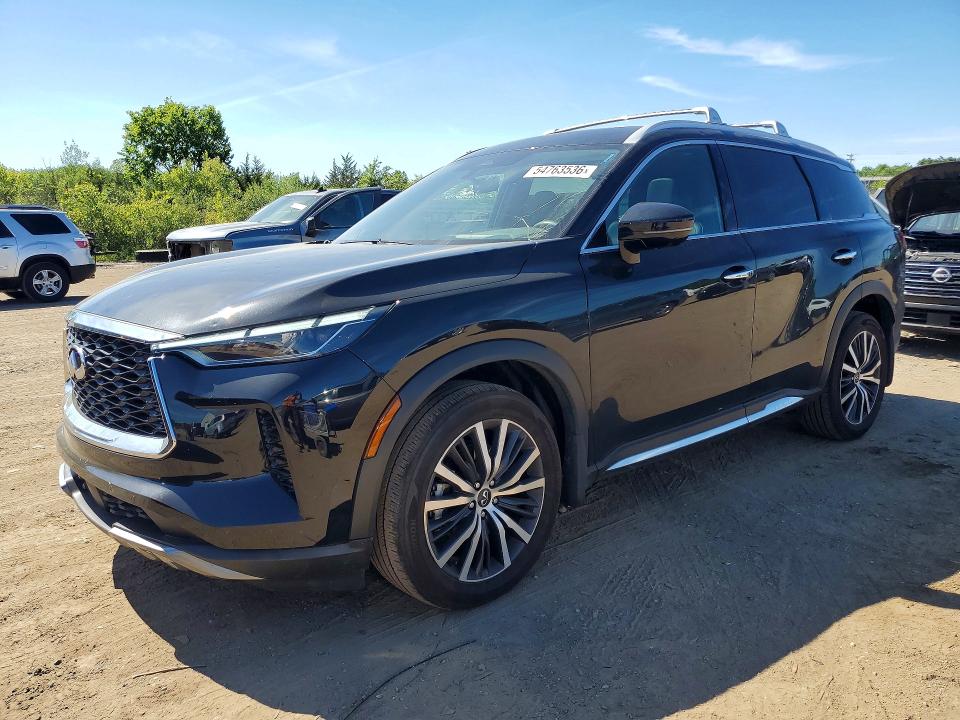 2025 Infiniti Qx60 VIN 5N1AL1GS6SC356006 COPART salvage auction — HAIL, OH - CERT OF TITLE-SALVAGE, sold $21,500 on 2026-07-14 (photo 1)