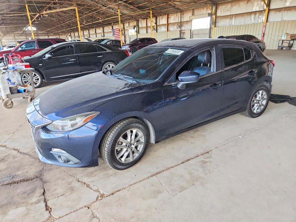 2015 Mazda 3 VIN JM1BM1M7XF1240508 COPART salvage auction — REAR END, Az - Cert Of Title - Salvage, sold $2,750 on 2026-07-27 (photo 1)