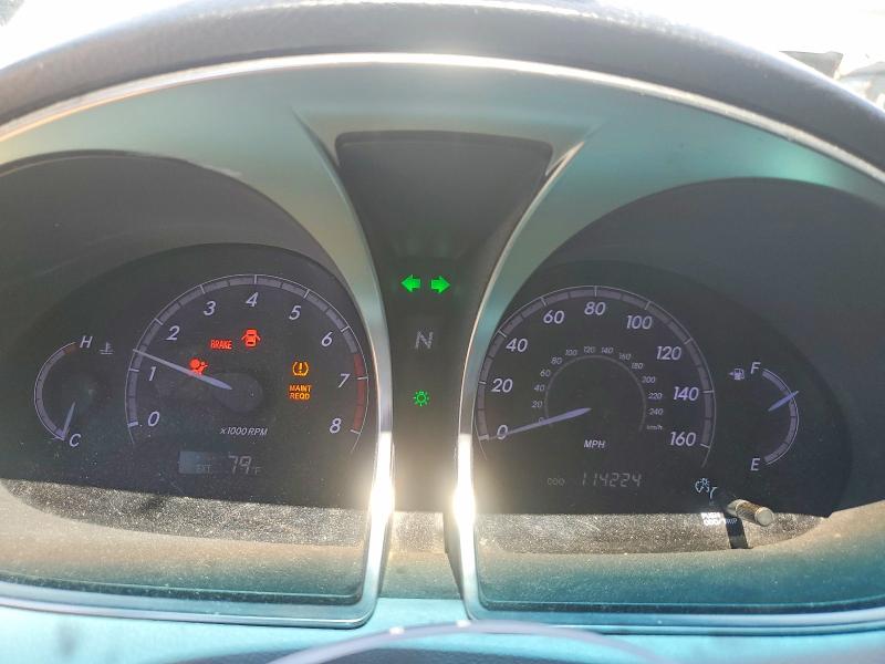 2011 Toyota Avalon VIN 4T1BK3DB3BU371869 COPART salvage auction — REAR END, Ca - Salvage Certificate, sold $1,100 on 2026-07-23 (photo 9)