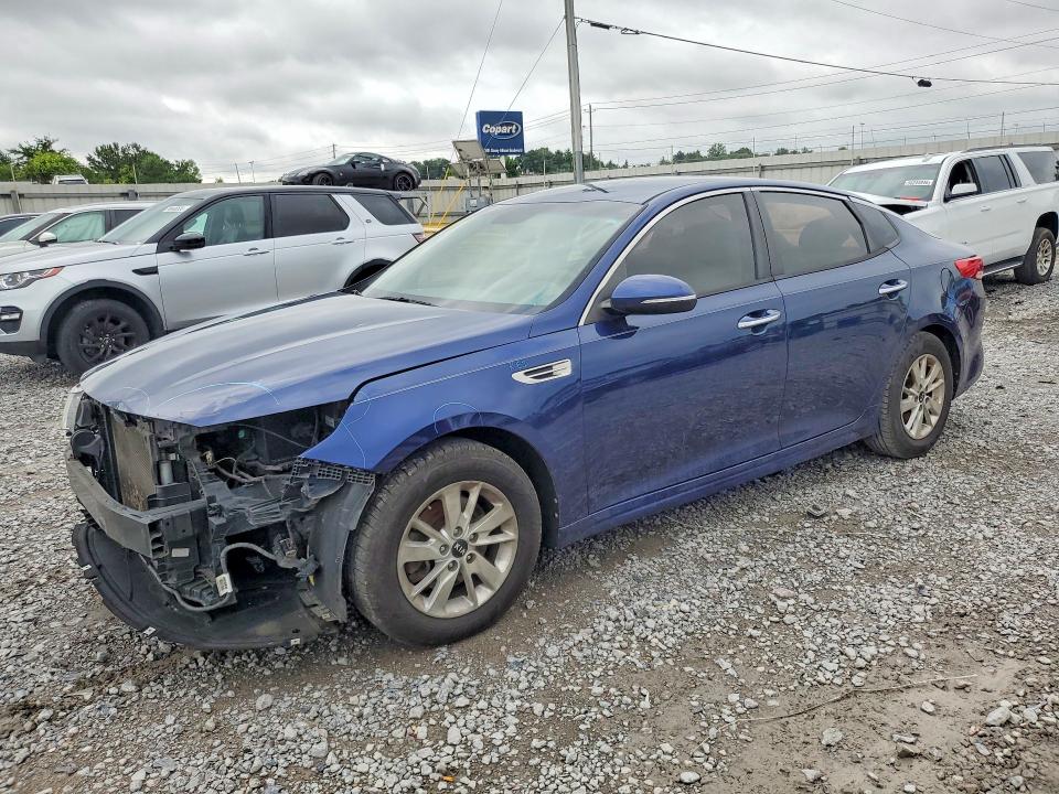 2017 Kia Optima VIN 5XXGT4L39HG158334 COPART salvage auction — FRONT END, Al - Cert Of Title-Salvage Title, sold $825 on 2026-07-14 (photo 1)