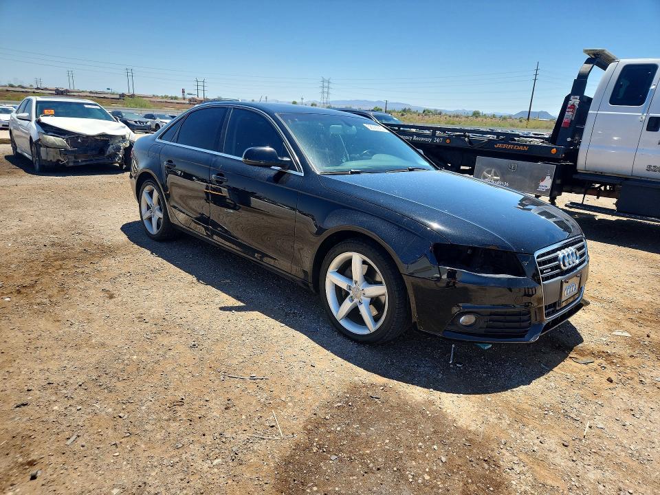 2012 Audi A4 VIN WAUBFAFL8CA082392 COPART salvage auction — FRONT END, Az - Cert Of Title - Salvage, sold $950 on 2026-07-06 (photo 4)