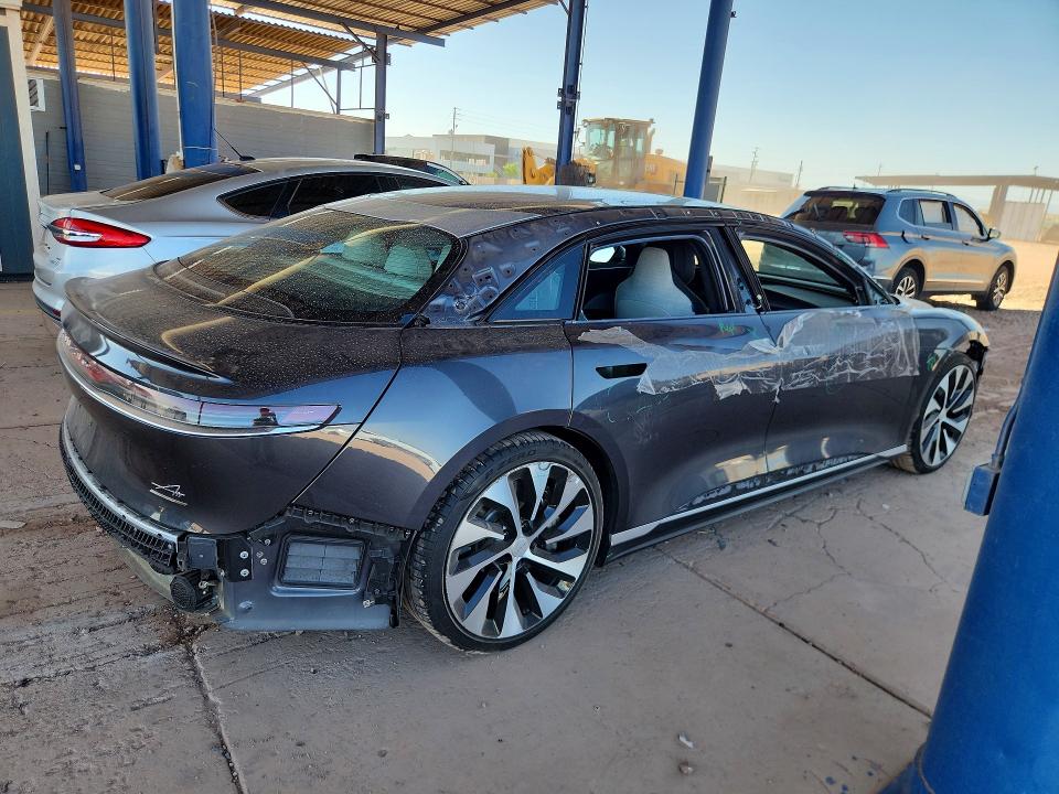 2022 Lucid Air VIN 50EA1GBA7NA005998 COPART salvage auction — FRONT END, Az - Cert Of Title - Salvage, sold $10,800 on 2026-07-07 (photo 3)