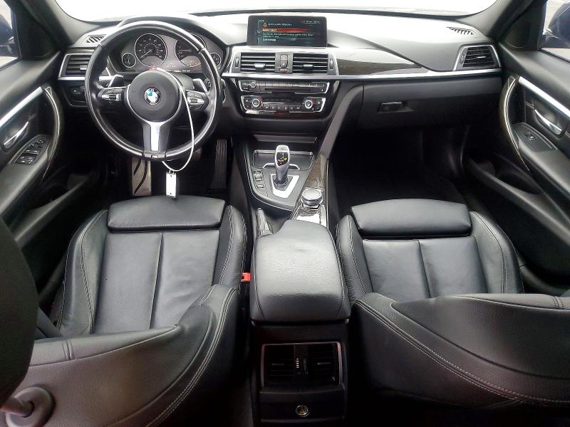 2017 BMW 3er VIN WBA8B9G52HNU51705 COPART salvage auction — FRONT END, Ca - Salvage Certificate, sold $6,600 on 2026-08-05 (photo 8)