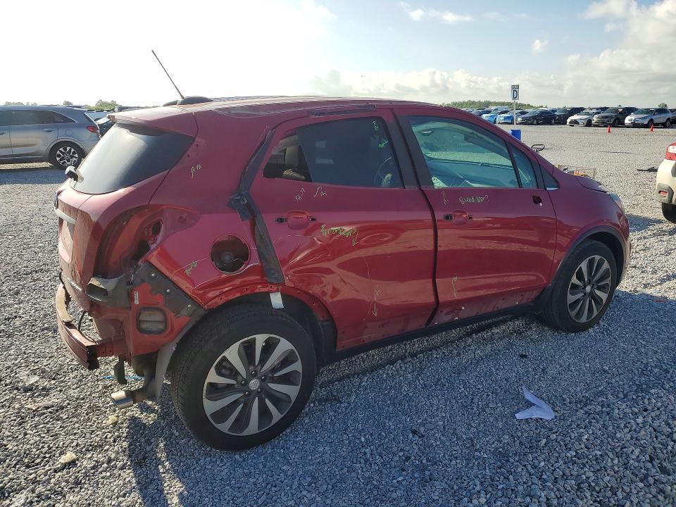 2018 Buick Encore VIN KL4CJBSB8JB528454 COPART salvage auction — REAR END, La - Cert Of Title-Salvage, sold $1,850 on 2026-07-06 (photo 3)