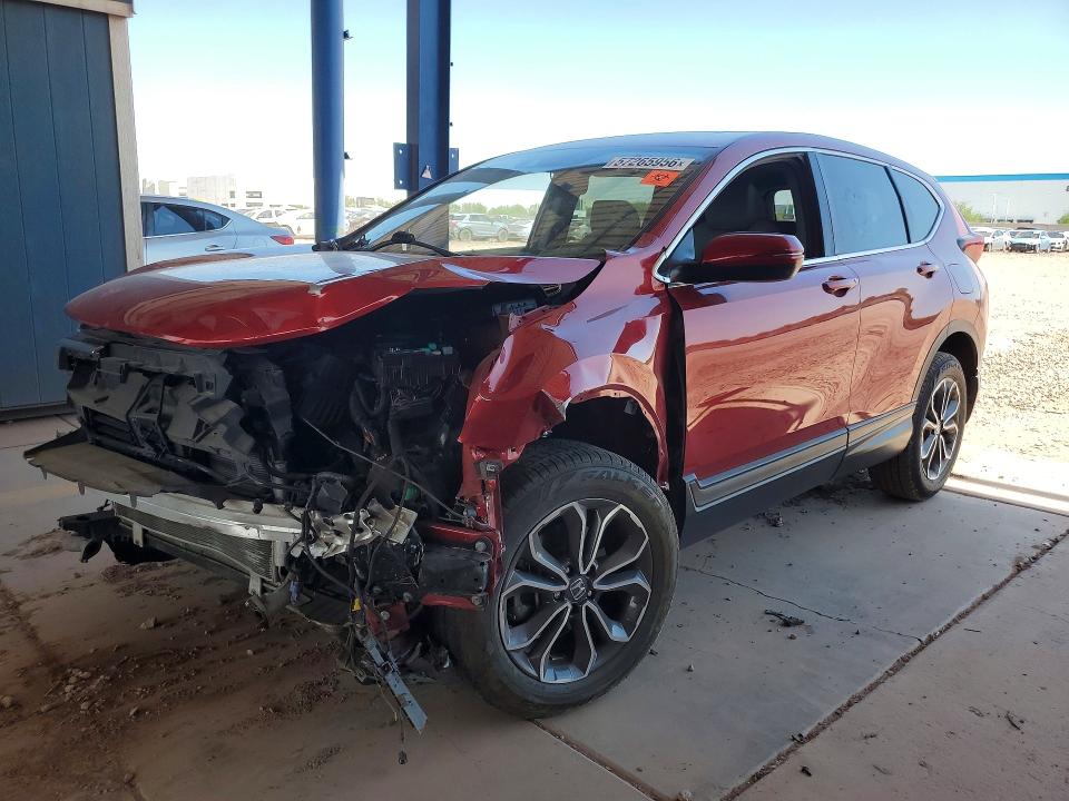 2021 Honda Cr-v VIN 2HKRW2H87MH603029 COPART salvage auction — FRONT END, Az - Cert Of Title - Salvage, sold $6,600 on 2026-07-09 (photo 1)