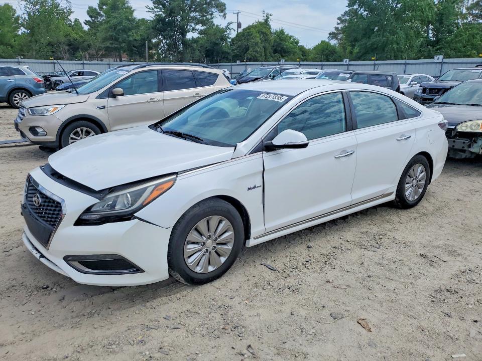 2016 Hyundai Sonata VIN KMHE24L14GA040691 COPART salvage auction — FRONT END, Va - Cert Of Title - Salvage, sold $2,050 on 2026-07-28 (photo 1)