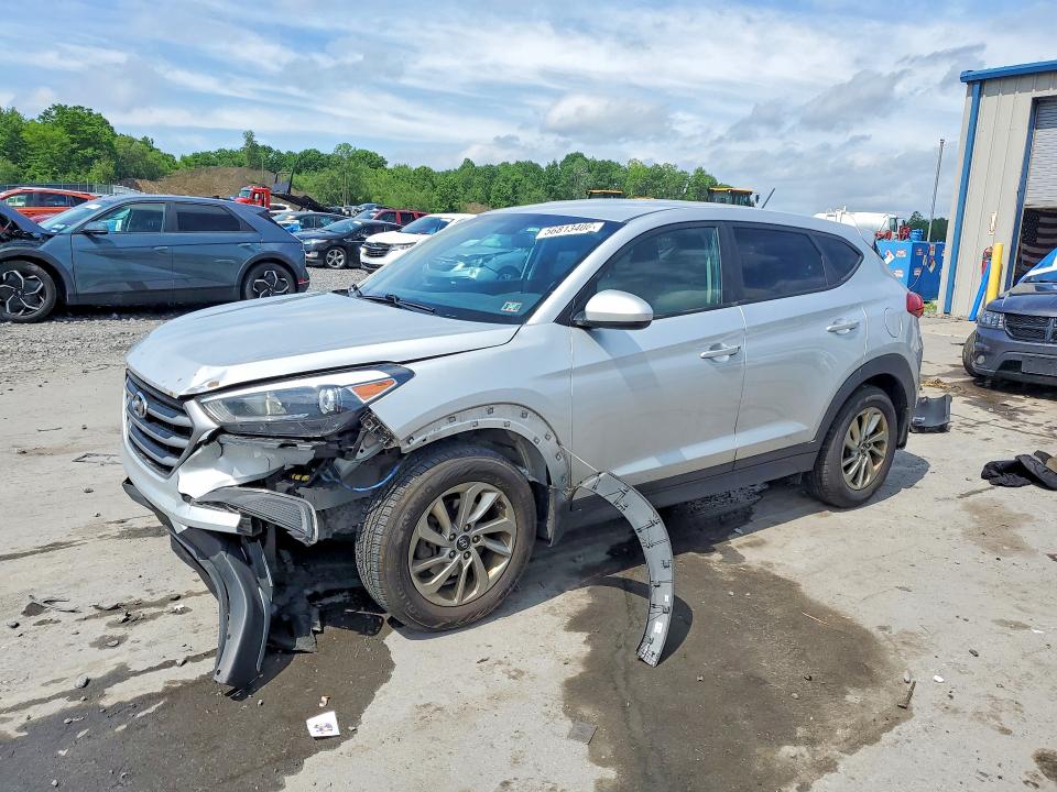 2018 Hyundai Tucson VIN KM8J2CA48JU818258 COPART salvage auction — FRONT END, Pa - Certificate Of Salvage, sold $900 on 2026-07-15 (photo 1)