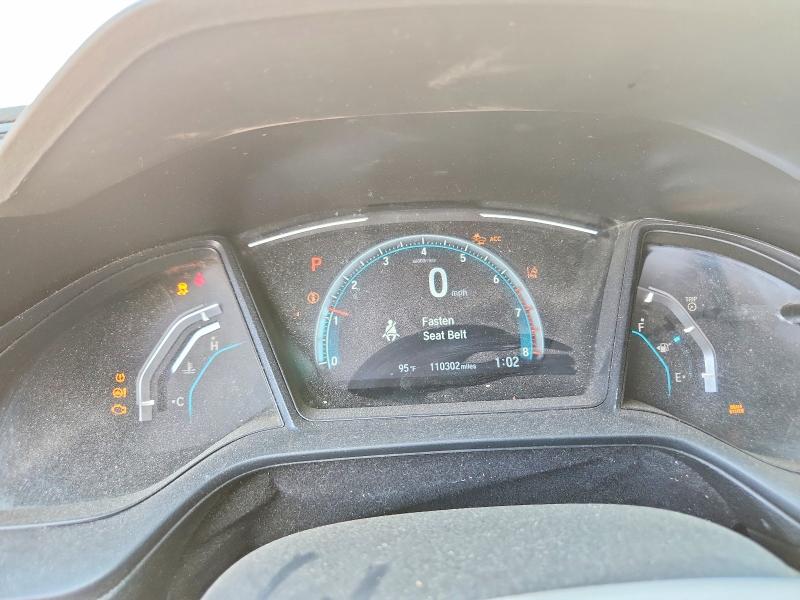 2020 Honda Civic VIN SHHFK7H32LU405096 COPART salvage auction — FRONT END, Ca - Salvage Certificate, sold $3,150 on 2026-07-22 (photo 9)