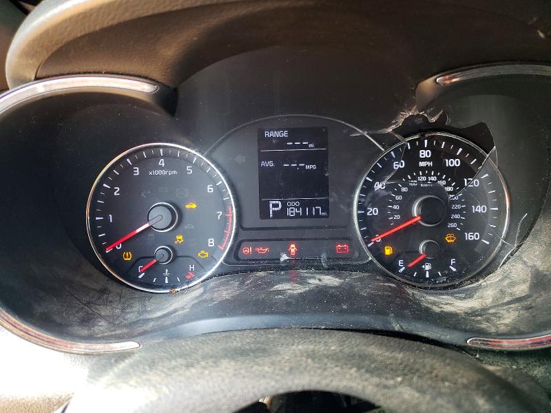 2016 Kia VIN KNAFK4A66G5509177 COPART salvage auction — FRONT END, Va - Cert Of Title - Salvage, sold $475 on 2026-07-17 (photo 9)