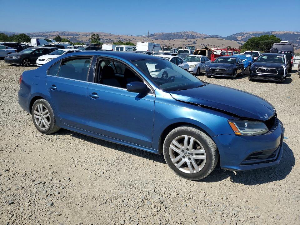2017 Volkswagen Jetta VIN 3VW2B7AJ4HM267490 COPART salvage auction — FRONT END, Ca - Salvage Certificate, sold $2,750 on 2026-07-02 (photo 4)