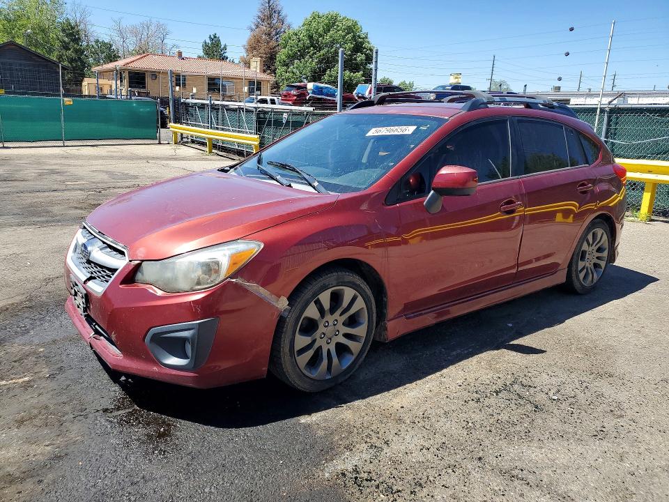 2013 Subaru Impreza VIN JF1GPAL66D2874689 COPART salvage auction — FRONT END, Co - Dis/Dlr/Exp Only Clean Title, sold $675 on 2026-07-15 (photo 1)