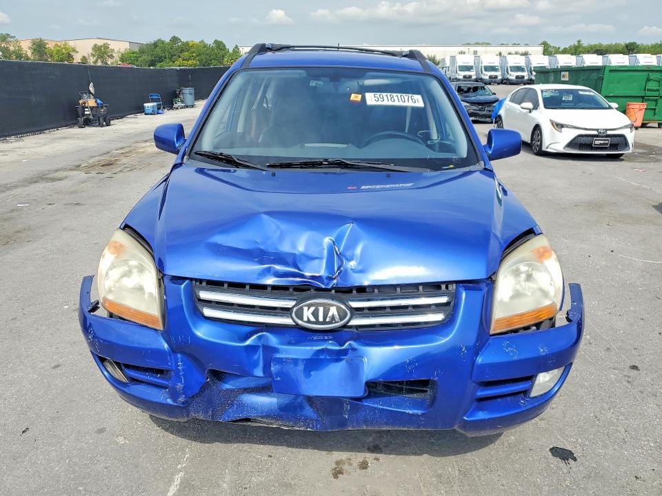 2008 Kia Sportage VIN KNDJF723787527233 COPART salvage auction — ALL OVER, FL - CERTIFICATE OF DESTRUCTION, sold $375 on 2026-07-28 (photo 5)