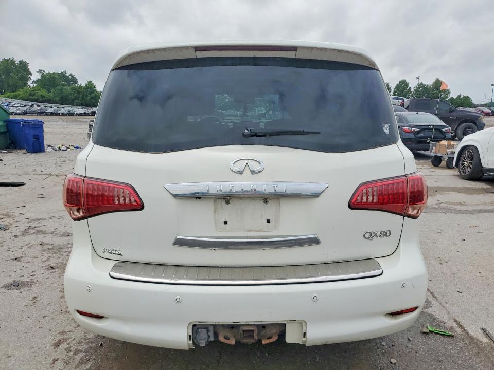 2014 Infiniti Qx80 VIN JN8AZ2NE5E9064486 COPART salvage auction — REAR END, MO - DUPLICATE TITLE, sold $2,800 on 2026-07-17 (photo 6)