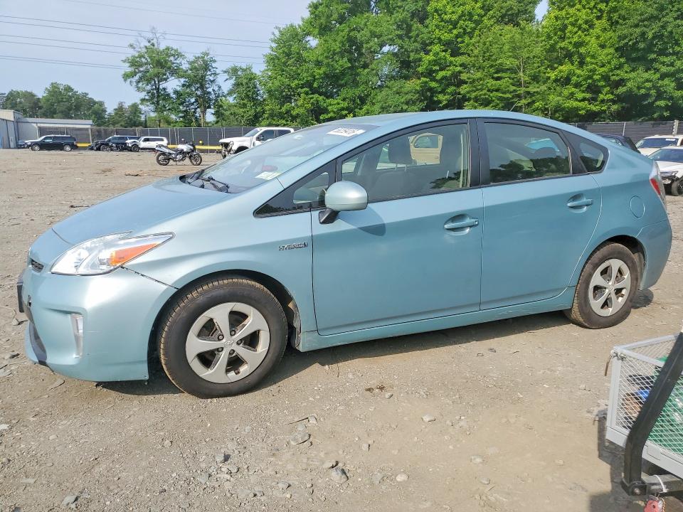 2012 Toyota Prius VIN JTDKN3DU6C5468427 COPART salvage auction — FRONT END, Md - Cert Of Salvage < 75% Damage, sold $2,700 on 2026-07-02 (photo 1)
