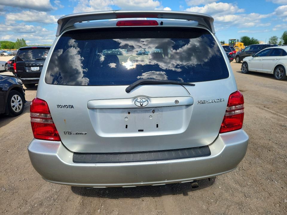 2003 Toyota Highlander VIN JTEHF21A330125014 COPART salvage auction — FRONT END, On - Permit No Brand - Unfit, sold $975 on 2026-07-16 (photo 6)