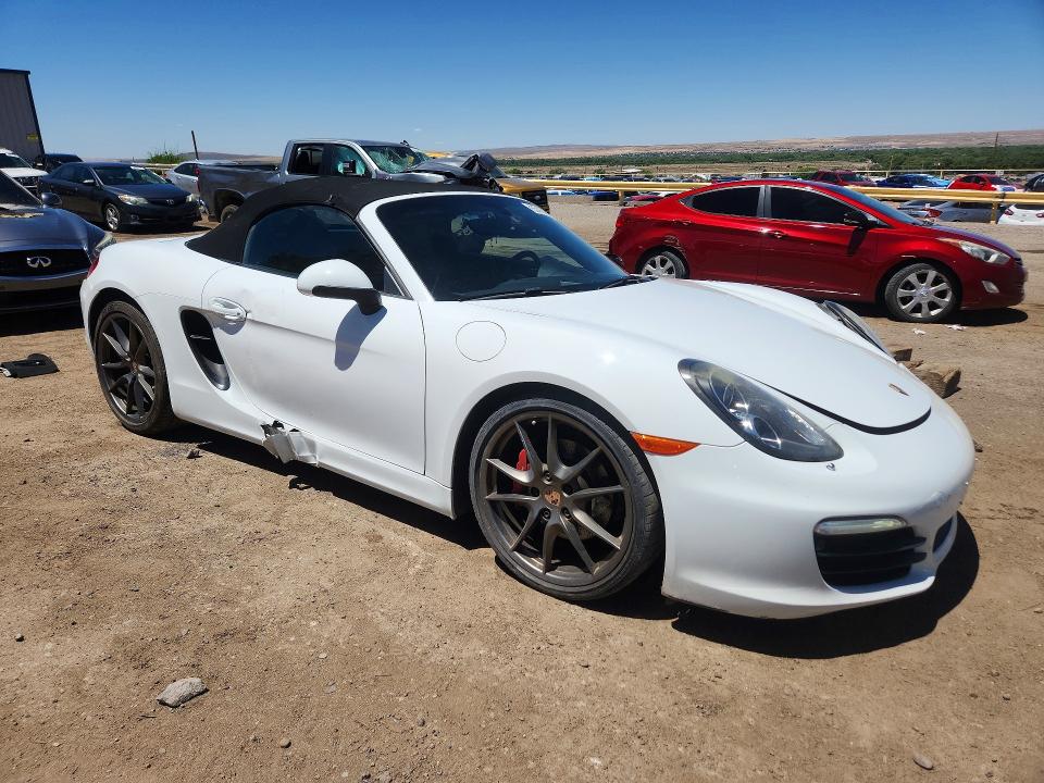 2014 Porsche Boxster VIN WP0CB2A82ES141350 COPART salvage auction — SIDE, Nm - Cert Of Title-Salvage, sold $300 on 2026-07-02 (photo 4)