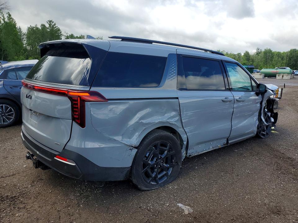 2026 Kia Carnival VIN KNDNE5KA9T6171924 COPART salvage auction — FRONT END, On - Permit Salvage, sold $11,100 on 2026-07-02 (photo 3)