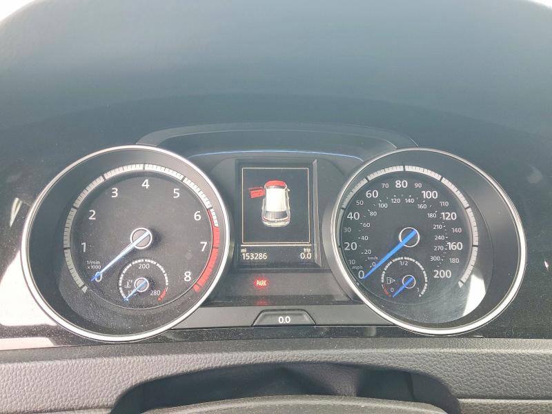 2016 Volkswagen Golf r VIN WVWUF7AU9GW141666 COPART salvage auction — BURN, CA - NON-REPAIRABLE VEHICLE CERT, sold $2,400 on 2026-07-24 (photo 9)