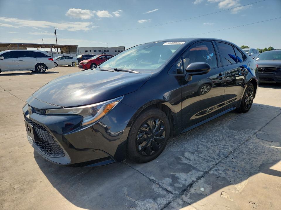 2020 Toyota Corolla VIN 5YFDPRAE9LP062020 COPART salvage auction — SIDE, Tx - Salvage Vehicle Title, sold $3,700 on 2026-07-23 (photo 1)