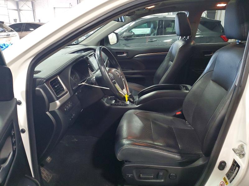 2018 Toyota Highlander VIN 5TDDZRFH6JS814080 COPART salvage auction — FRONT END, Mn - Cert Of Title-Salvage, sold $9,900 on 2026-07-28 (photo 7)