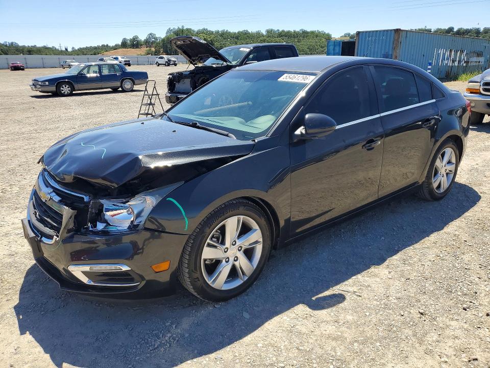 2015 Chevrolet Cruze VIN 1G1P75SZ8F7190884 COPART salvage auction — FRONT END, Ca - Salvage Certificate, sold $325 on 2026-07-10 (photo 1)