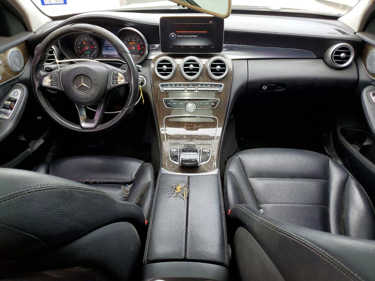 2015 Mercedes-Benz C-Class VIN 55SWF4KB9FU040357 COPART salvage auction — Front End, TX - SALVAGE VEHICLE TITLE (P), sold $1,950 on 2026-07-09 (photo 8)