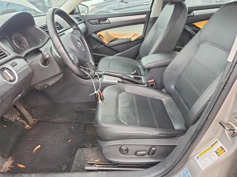 2012 Volkswagen Passat VIN 1VWBH7A37CC103497 COPART salvage auction — MECHANICAL, LA - CERTIFICATE OF TITLE, sold $1,401 on 2026-07-02 (photo 7)