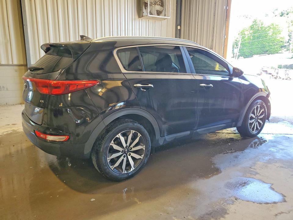 2017 Kia Sportage VIN KNDPN3AC2H7090801 COPART salvage auction — MECHANICAL, Wv - Certificate Of Title, sold $2,450 on 2026-07-09 (photo 3)