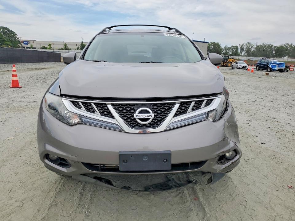 2012 Nissan Murano VIN JN8AZ1MW2CW238873 COPART salvage auction — FRONT END, Nc - Salvage Certificate Of Title, sold $375 on 2026-07-22 (photo 5)
