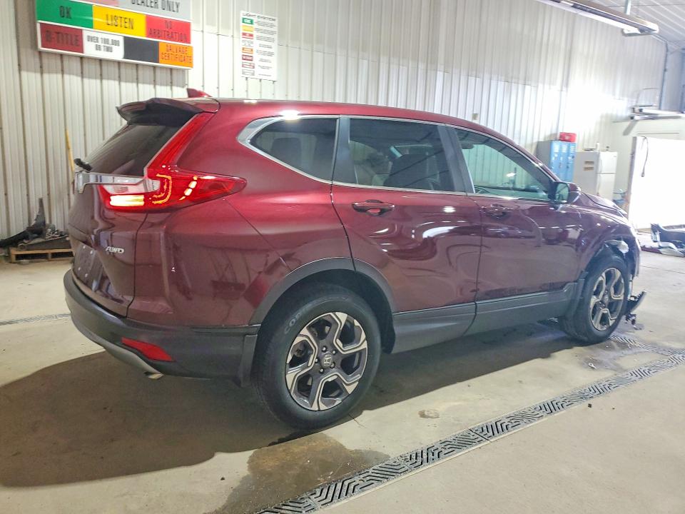2018 Honda Cr-v VIN 7FARW2H85JE096436 COPART salvage auction — FRONT END, Pa - Certificate Of Salvage, sold $10,400 on 2026-07-13 (photo 3)