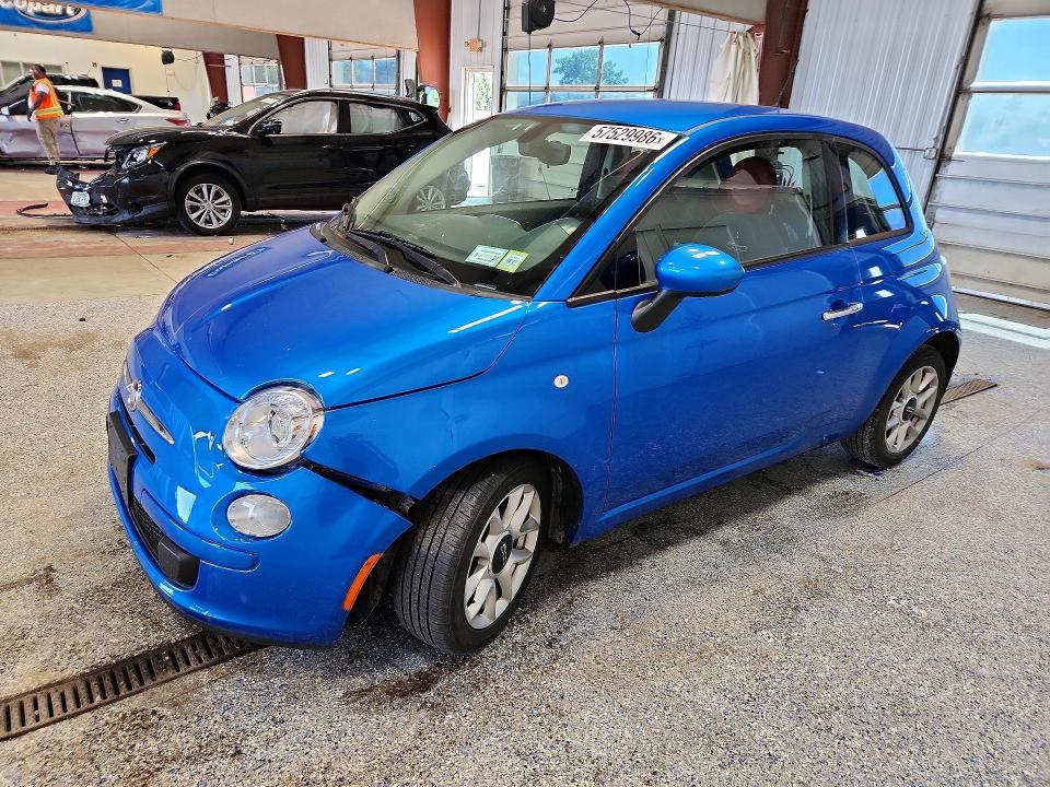 2017 Fiat VIN 3C3CFFKR0HT669821 COPART salvage auction — FRONT END, Ny - Mv-907A Salvage Certificate, sold $150 on 2026-08-10 (photo 1)