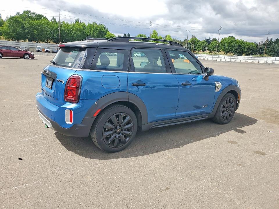 2021 Mini Cooper VIN WMZ23BS06M3M43783 COPART salvage auction — REAR END, Or - Salvage Title Certificate, sold $7,700 on 2026-07-20 (photo 3)
