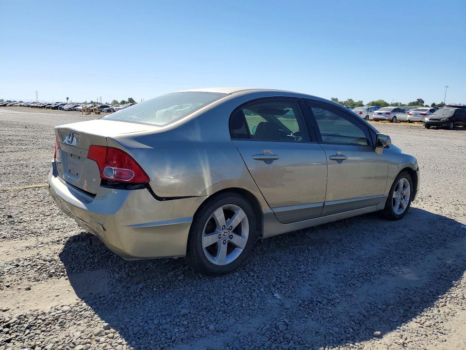 2007 Honda Civic VIN JHMFA16837S007449 COPART salvage auction — REAR END, Ca - Salvage Certificate, sold $850 on 2026-07-07 (photo 3)