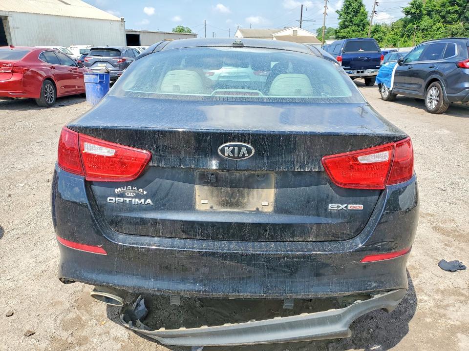 2015 Kia Optima VIN 5XXGN4A75FG422744 COPART salvage auction — FRONT END, Pa - Certificate Of Salvage, sold $600 on 2026-07-06 (photo 6)