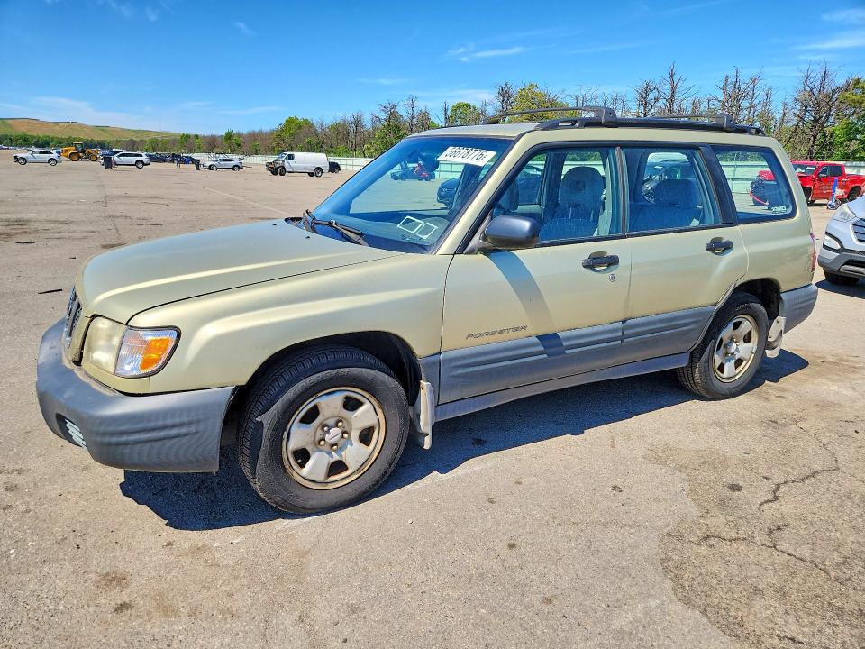 2002 Subaru Forester VIN JF1SF635X2H755118 COPART salvage auction — FRONT END, Ny - Mv-907A Salvage Certificate, sold $425 on 2026-07-06 (photo 1)