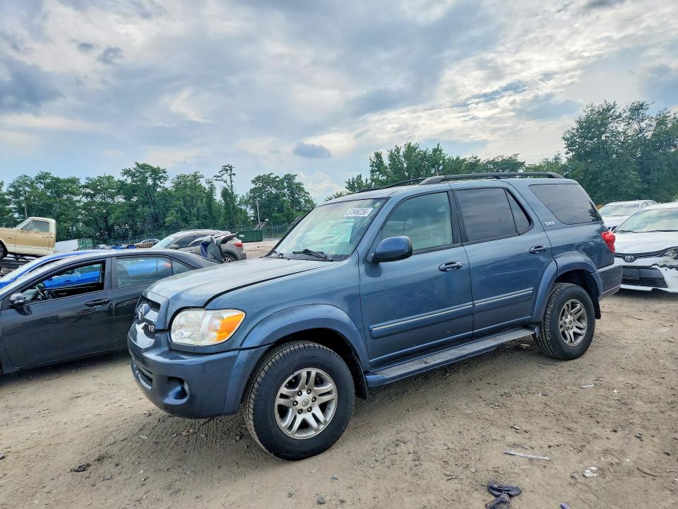 2007 Toyota Sequoia VIN 5TDBT44A17S282344 COPART salvage auction — MINOR DENT/SCRATCHES, Md - Certificate Of Title, sold $1,350 on 2026-07-30 (photo 1)