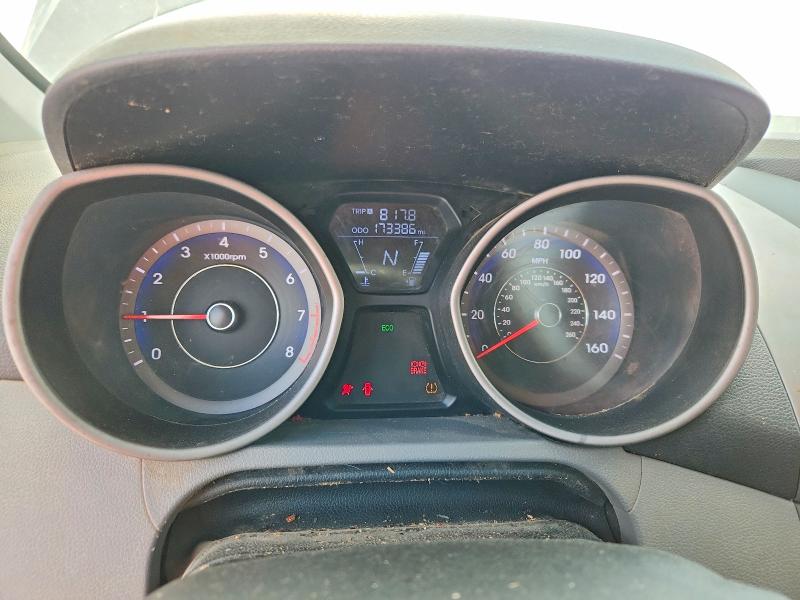 2013 Hyundai VIN KMHDH4AE4DU736381 COPART salvage auction — SIDE, Tx - Salvage Vehicle Title, sold $975 on 2026-07-31 (photo 9)