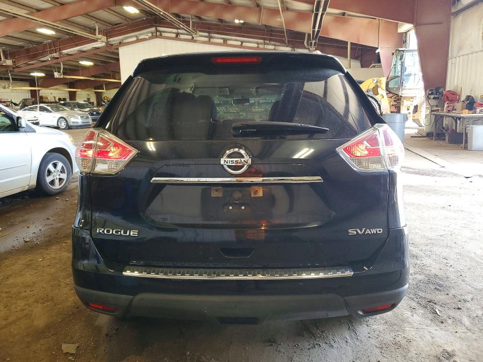 2015 Nissan Rogue VIN KNMAT2MV8FP525529 COPART salvage auction — FRONT END, Mi - Certificate Of Title, sold $425 on 2026-07-31 (photo 6)