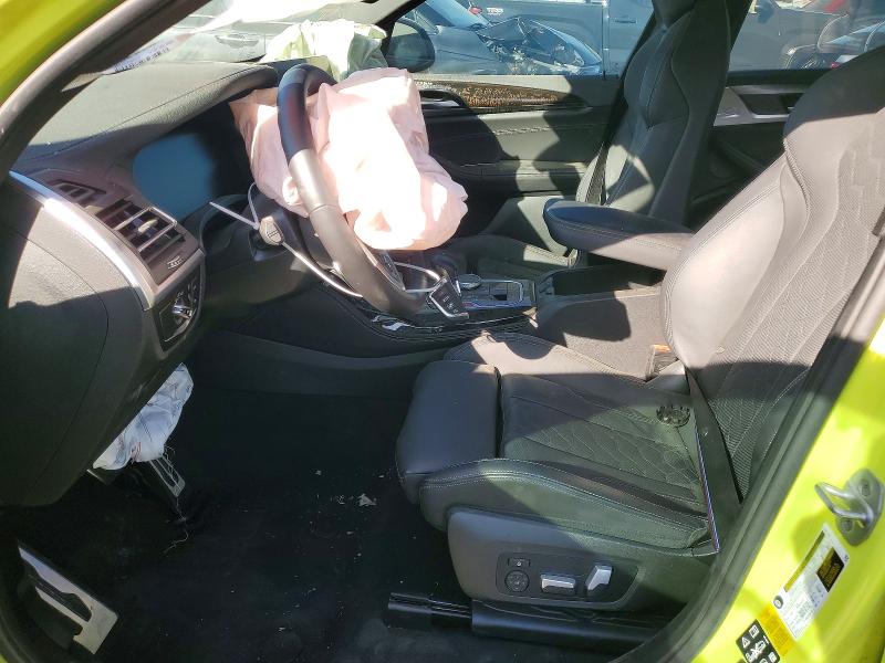 2023 BMW X4 m VIN 5YM23EC05P9T15821 COPART salvage auction — FRONT END, Ca - Salvage Certificate, sold $8,100 on 2026-07-29 (photo 7)