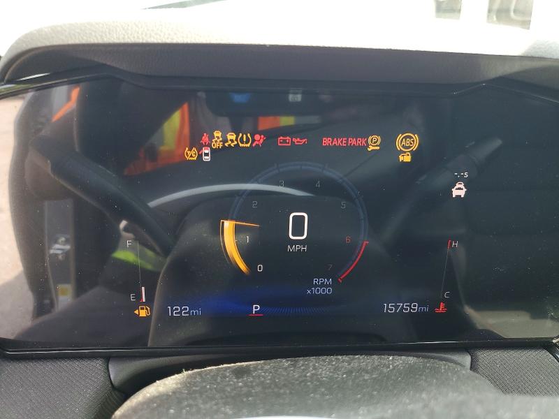 2025 Chevrolet Trailblazer VIN KL79MTSL7SB079837 COPART salvage auction — REAR END, Ga - Cert Of Title-Salvage, sold $7,800 on 2026-07-24 (photo 9)