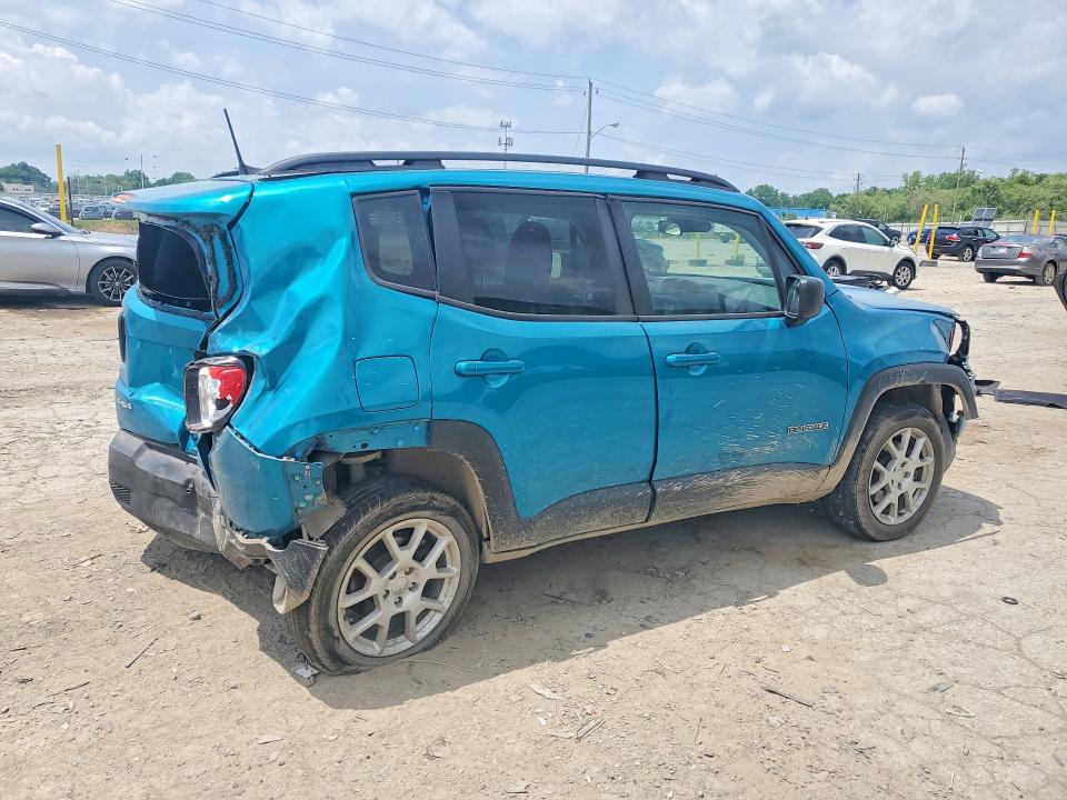 2019 Jeep Renegade VIN ZACNJBAB8KPK53124 COPART salvage auction — REAR END, In - Cert Of Title-Salvage Title, sold $125 on 2026-07-28 (photo 3)