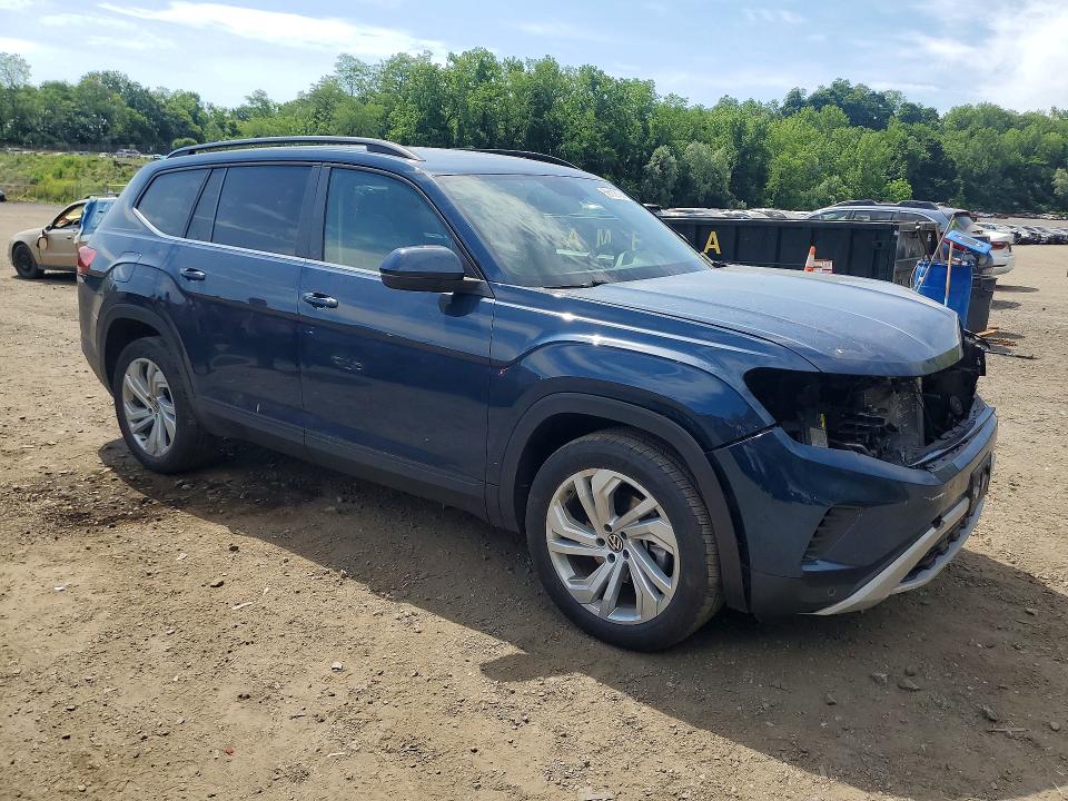 2021 Volkswagen Atlas VIN 1V2KR2CAXMC607220 COPART salvage auction — FRONT END, Ny - Mv-907A Salvage Certificate, sold $5,300 on 2026-07-02 (photo 4)