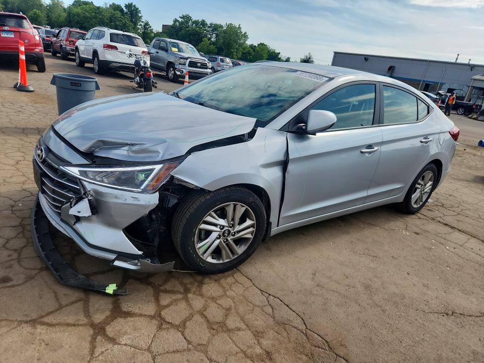2020 Hyundai Elantra VIN KMHD84LFXLU062502 COPART salvage auction — FRONT END, Ct - Cert Of Title-Salvage, sold $2,700 on 2026-07-17 (photo 1)